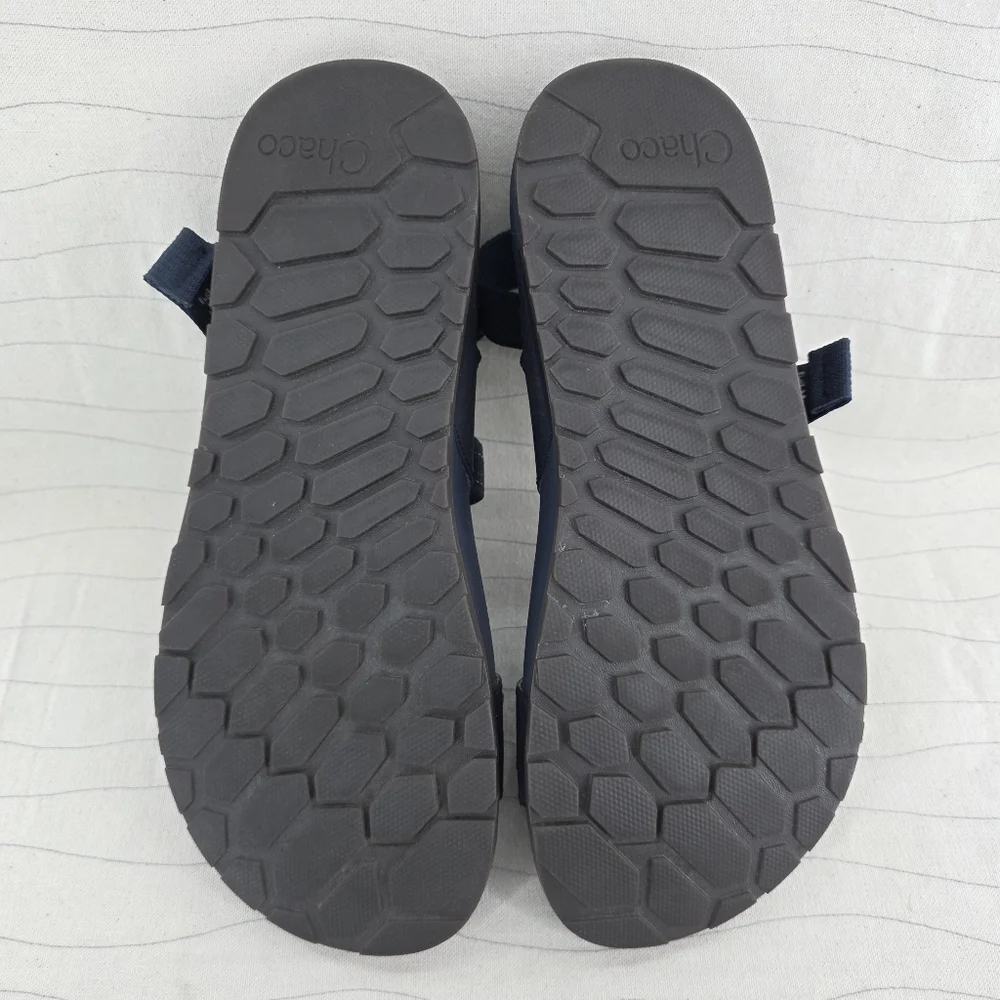 Chaco Mens Lowdown Navy Blue Outdoor Hiking Sandals Shoes JCH107273 Size 11